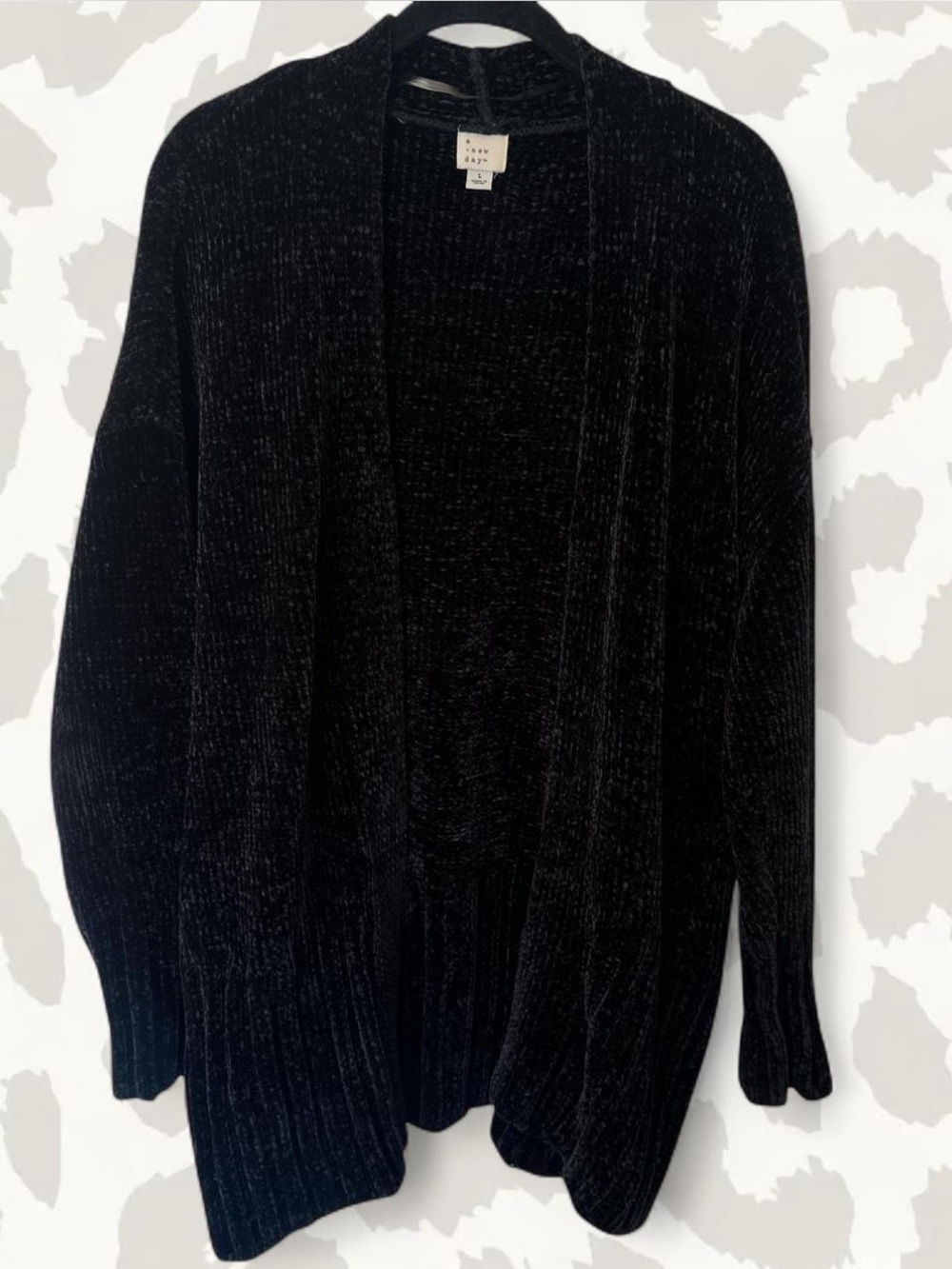 Target a new day Black Open-Front Women's Cardigan